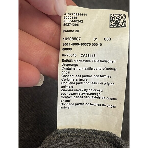 Hugo Boss Men’s Sz L 1/4 Zip Pullover Sweater Gray Cotton Casual Classic EUC - Picture 11 of 14